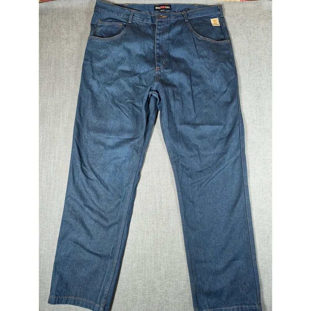 NEW 2 PACK Bocomal Flame Resistant Jeans 40/32 Blue FR Workwear CAT II FRC1905BL